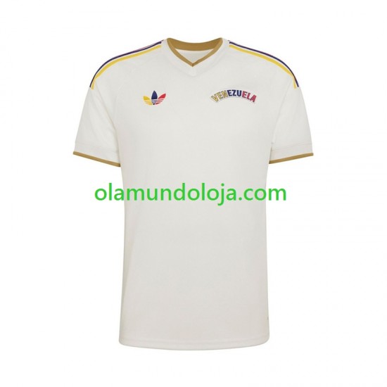 Camisola Venezuela Homem Equipamento Segundo 2026 Manga Curta